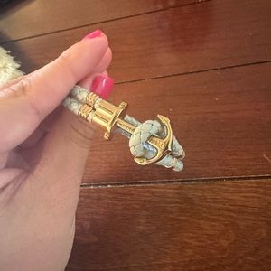 Paul Hewitt Leather Rope Anchor Bracelet